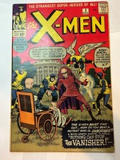 X-Men #2 1963 1st Vanisher 6.5