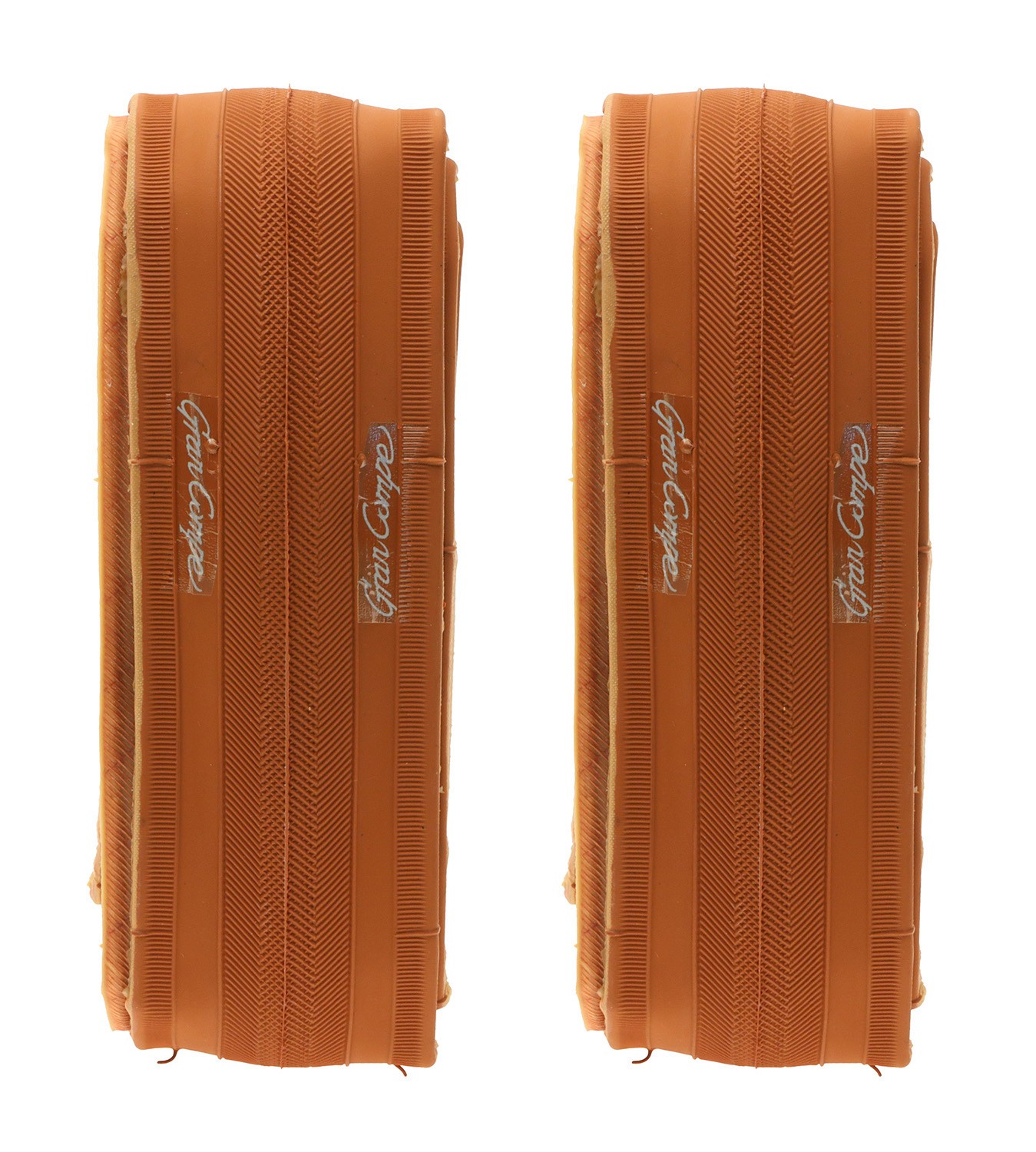 Gran Compe SS Open Tubular/Clincher Tires 700x23c PAIR Solid Brown NEW NOS NIB