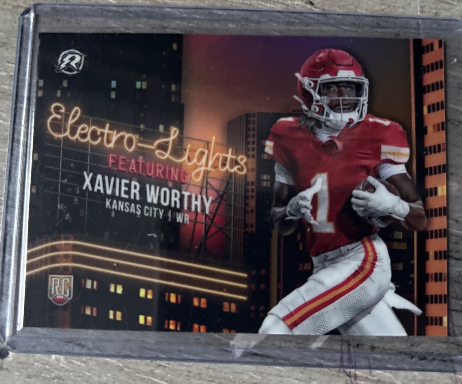 2024 Topps Resurgence #EL-12 Xavier Worthy Electro-Lights Case Hit!!  