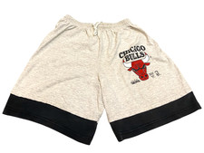 Vintage 90s Chicago Bulls NBA Basketball Shorts Cotton Men s Medium Made in USA