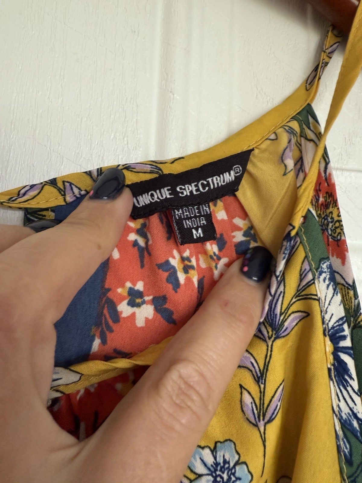 Unique spectrum patchwork mixed print flowy tunic… - image 3