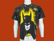 Vintage DC Comics Batman Joker All Over Print Screen Stars 1988 T Shirt Size L