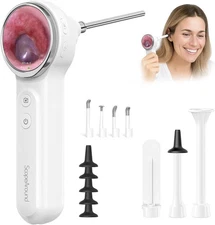 Ear Otoscope Camera with 1.85" Screen WiFi Compatible with Android/iPhone