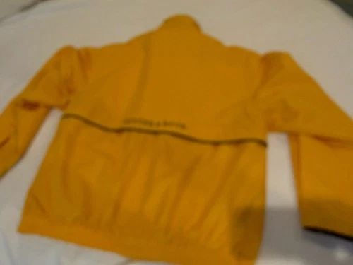 Cutter & Buck Windbreaker Mens M Jacket Y2K Yellow Full Zip Weathertec image 4