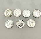 1958-1964 Silver Proof Roosevelt Dime Lot 7 Coins 90% Silver Gem Proof #1200