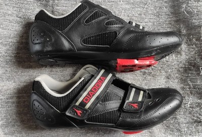 Rennradschuhe + Keile, Diadora Gr. 43 ( 42 echt ) Klettverschluss Scratch