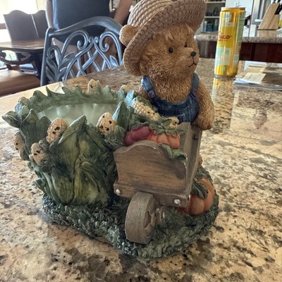Windsor Bears Fall Harvest Teddy Bear Planter