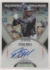 2019 Panini Prizm Game Ball Graphs Josh Bell #GB-JB Auto fm0