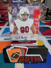 2022 Pro Set Draft Brant Kuithe Red Auto #PSA-BK1 Utah Utes