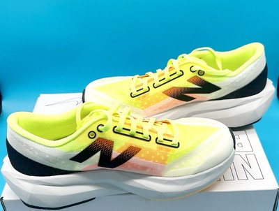 New Balance White Trainer with Lime and Mango Accents NEW BALANCE 327 WS327NC - Shiekh main image 4