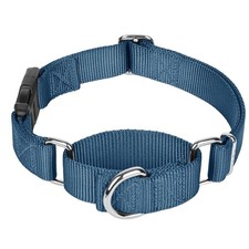 Martingale Collar for Dogs with Quick Release Buckle, Heavy-Duty Solid Color ...