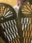 Vintage Brass Peacock Fireplace Screen-Collapsable As Is  — photo 10