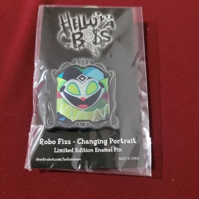 Helluva Boss Robo Fizz - Changing Portait Limited Edition Enamel Pin RARE!