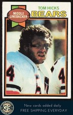 Tom Hicks 1979 Topps #417 Chicago Bears