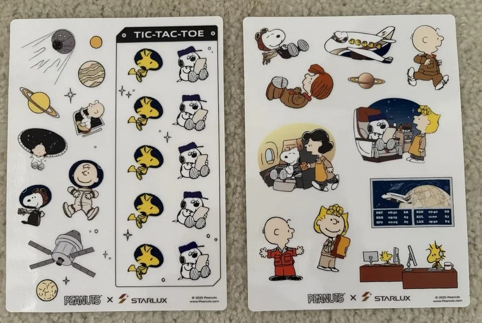 Limited Edition Peanuts X STARLUX Airlines Snoopy Space Passport