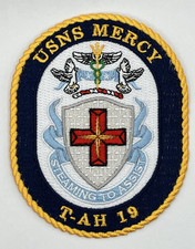 USNS MERCY (T-AH 19)  Ship's crest patch