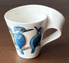 NEW Villeroy & Boch NewWave Caffe Eisvogel Kingfisher Mug Premium Porcelain
