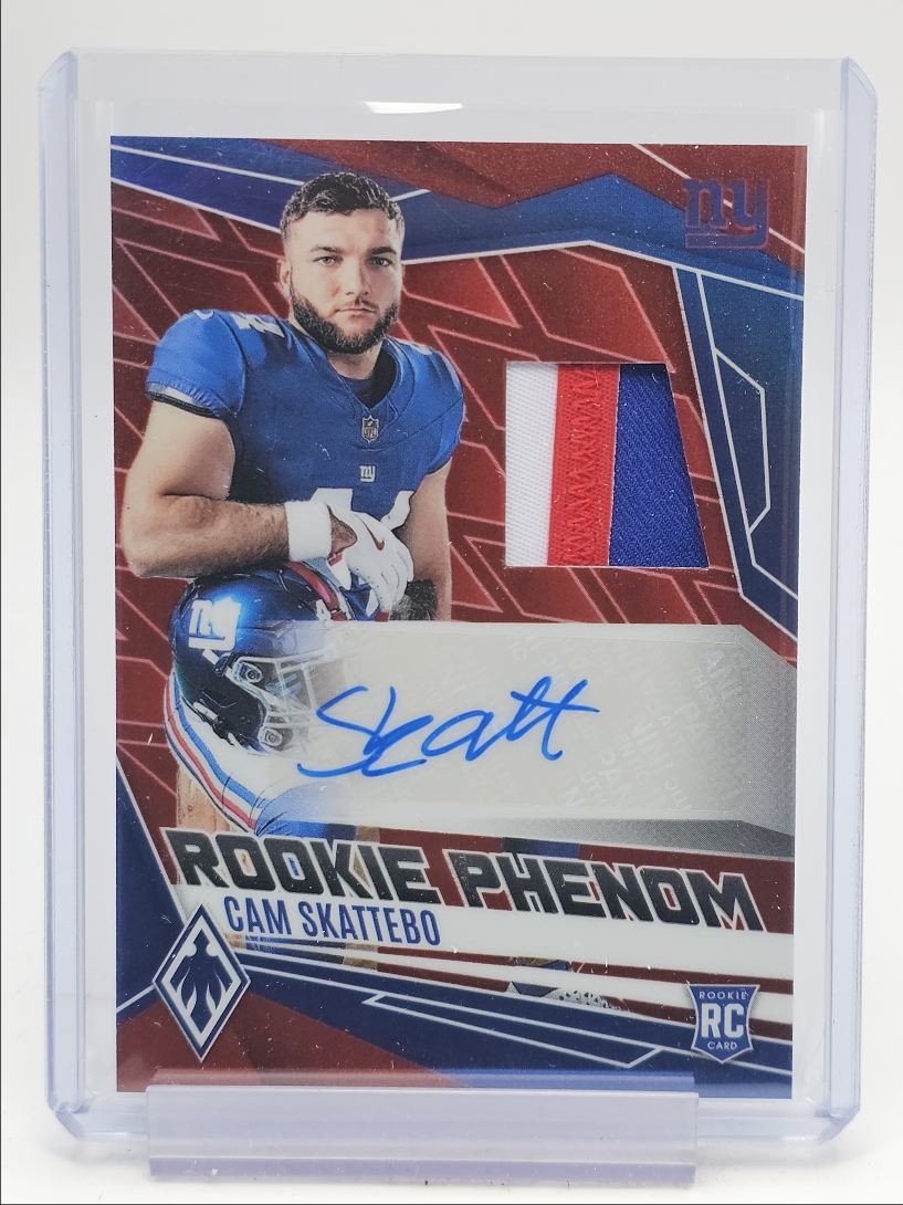 CAM SKATTEBO 2025 PHOENIX RPA ROOKIE PHENOM RED GIANTS RC AUTO /99 Q5692