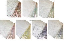 Cellophane Rolls - Dot Dotted Designs - Various Sizes & Colours 80cm wide Wrap