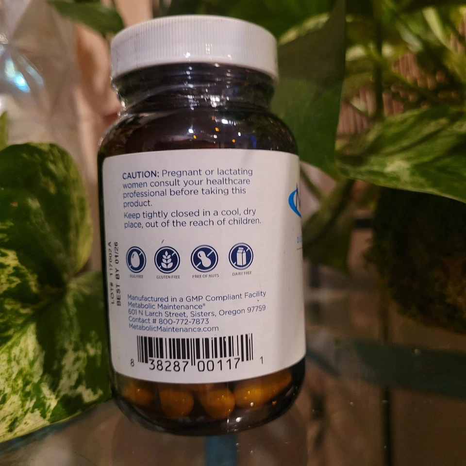 Mantenimiento Metabólico GABA 500mg Calma Estrés Ansiedad Nootrópico 60 Cápsulas Foto 3 de 4