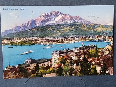 Luzern und der Pilatus - gelaufen, 29.04.1927