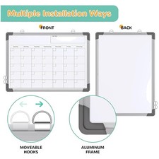 Magnetic Monthly Calendar Whiteboard - 16" x 12"
