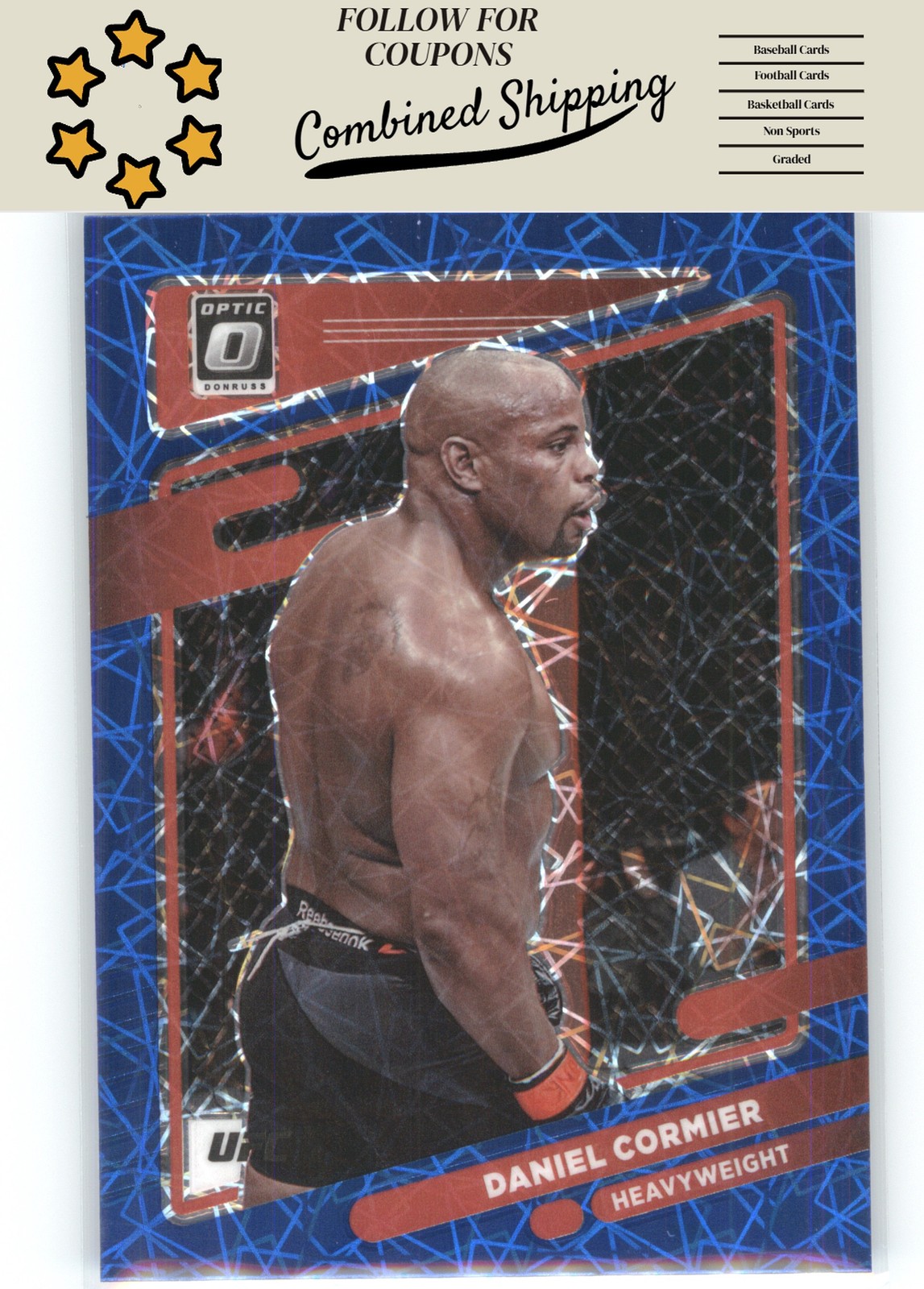 2022 Donruss Optic UFC #93 Daniel Cormier Blue Velocity
