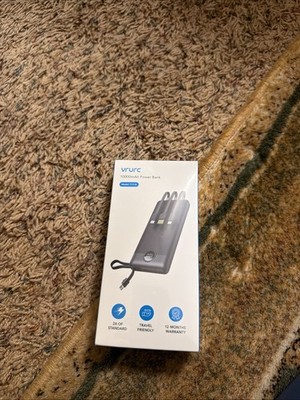 Vrurc 10000mAh Power Bank Lavender