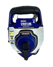 IRWIN Tools STRAIT-LINE Chalk Line, LAYOUT PRO REEL, 100ft (IWHT48446)