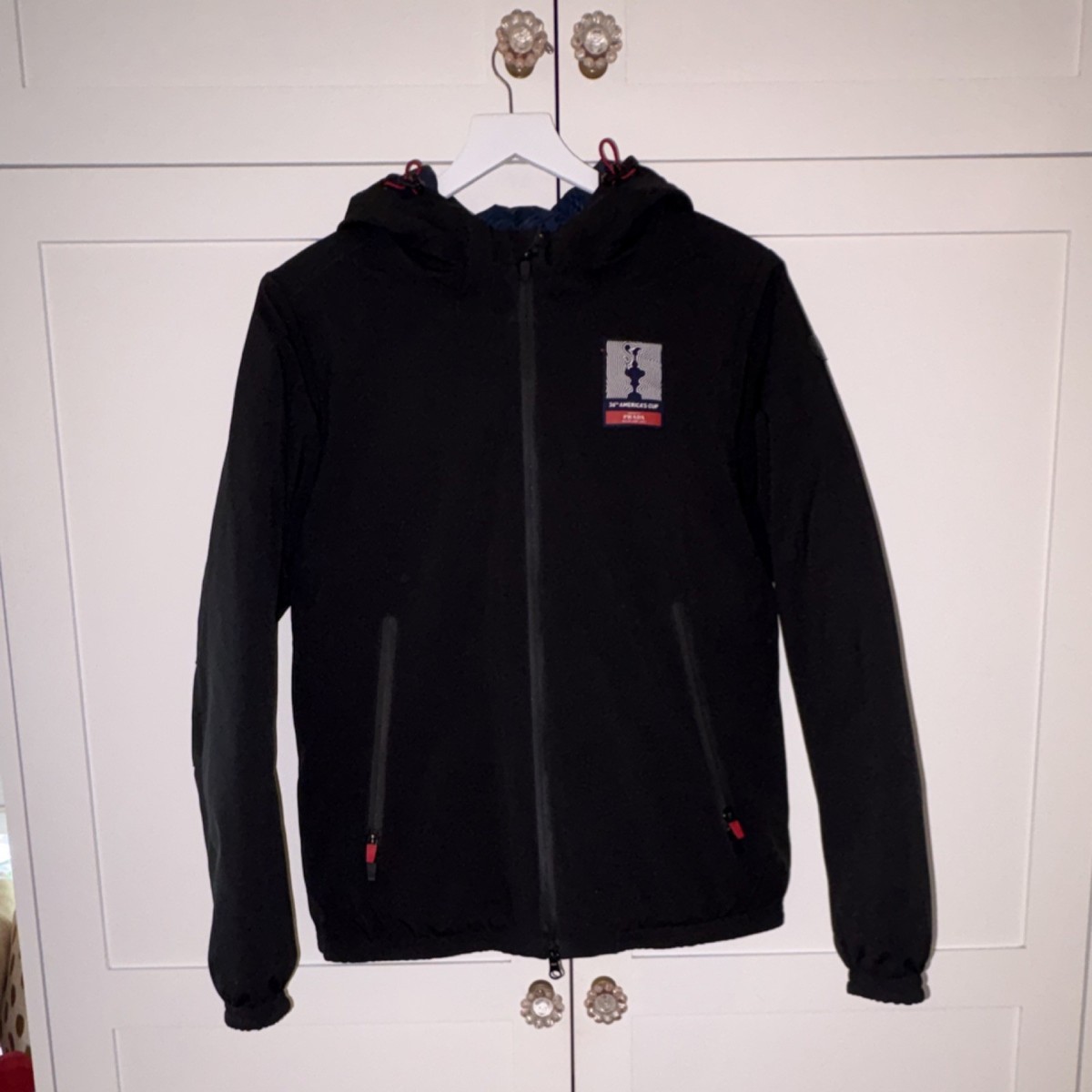 North Sails PRADA Black Hooded Full Zip Winter Jacket - 36th