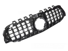 Kühlergrill Passend für Mercedes A W177 V177 2018-2022 Sportgrill Schwarz Glanz