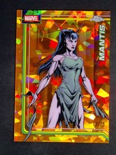 2026 Topps Chrome Marvel Comics Sapphire Mantis #76 Orange /25