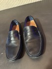 Donald J. Pliner Penny Loafer Mens 9.5 Black Leather  Driver Moccasin — photo 1