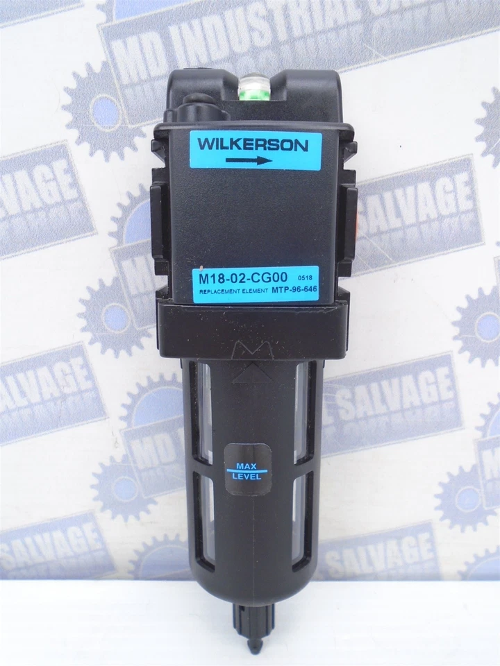 WILKERSON - M18-02-CG00 - COALESCING FILTER - 1/4"NPT - 0.01m - 150psi 85cfm NEW - Image 4 of 4