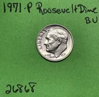 1971-P Roosevelt Dime 10c BU Brilliant Uncirculated Mint State US Coin