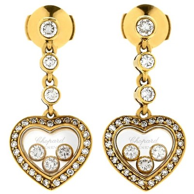 Chopard happy Piercing type Pearl Diamond 750YG P0063823
