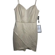City Studio Macy's. Women's Golden Sleeveless Shimmer Cocktail Party Dress 9 NWT