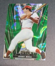 2024 Leaf Metal Green Johnny Bench #35 2/4