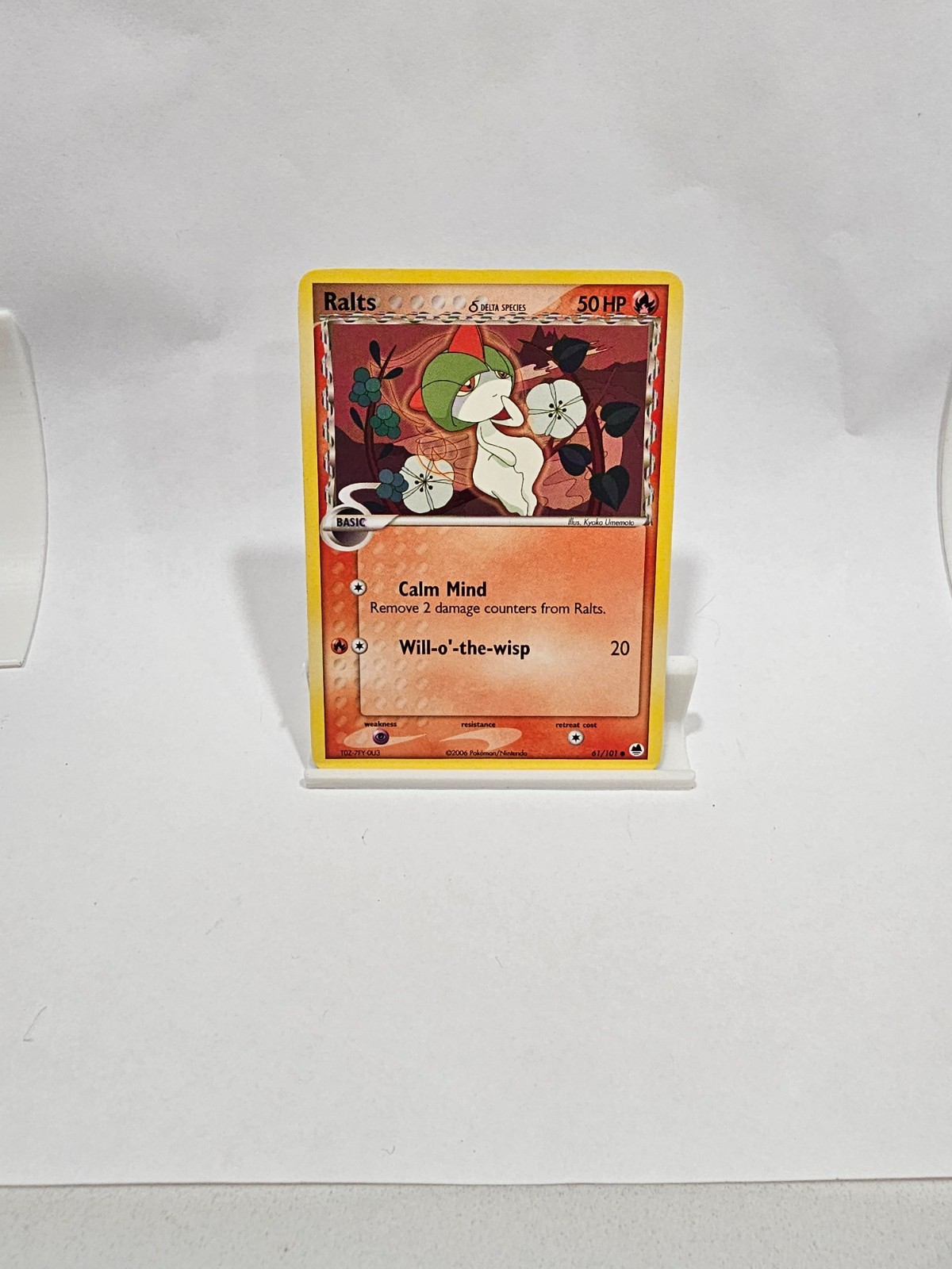 Ralts 61/101 - EX Dragon Frontiers - Common - Pokémon TCG D2 NM