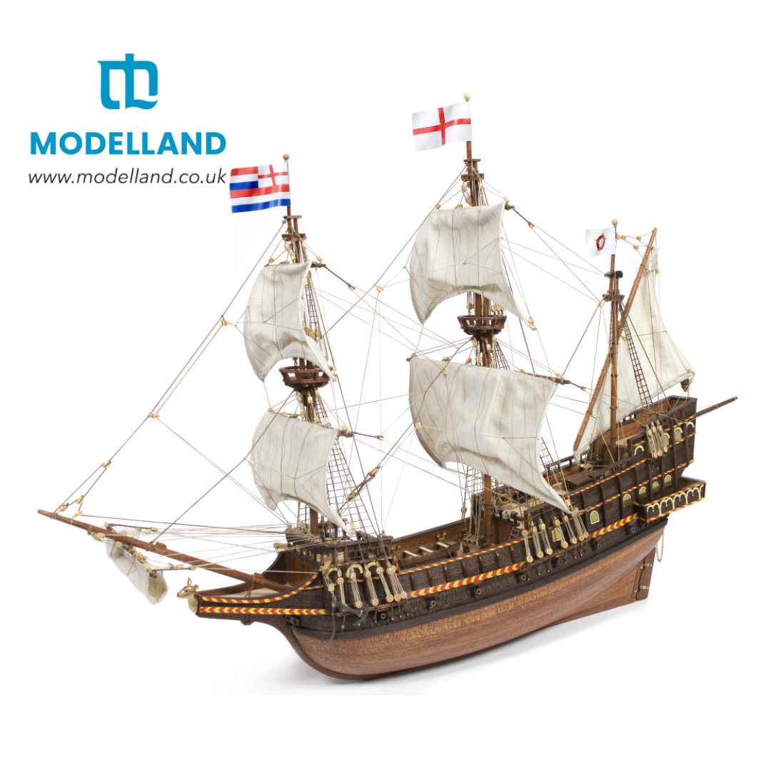 OcCre 12003 HMS Golden Hind Wooden Ship Model Kit 1:85 Scale Sir Francis Drake