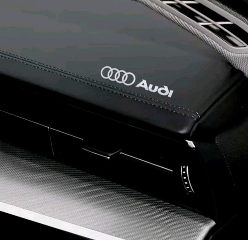 2x AUDI Stil Logo Emblem Sticker Aufkleber Media innen 3D Alu Auto 4x1,5cm