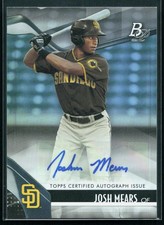2021 Bowman Platinum Top Prospect Autographs #TOP8 Josh Mears -RC