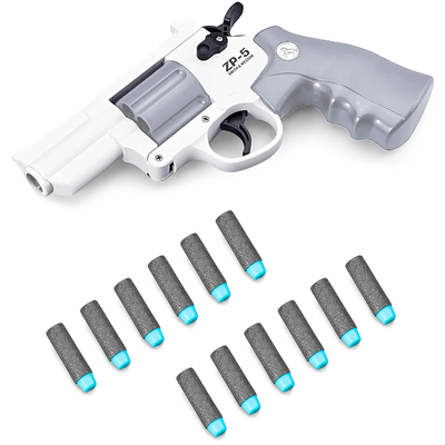 トイガン CAW REVOLVER LAUNCHER 615mm ZP5 Revolver Toy Gun Launcher Safe Soft Bullet Shooting Game Gift