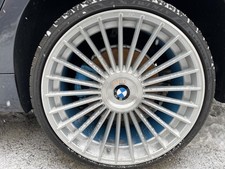 2016-2022 Bmw 750i Left Rear 22 Silver Staggered Concave Wheel 64904