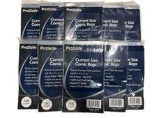 1000 PRO SAFE CURRENT / MODERN Size Comic Bags Case Clear Acid Free NO PVC
