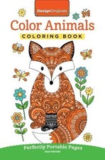 Jess Volinski Color Animals Coloring Book (Paperback) On-the-Go! Coloring Book