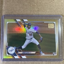 2021 Topps Update Series - Edwin Uceta #US162 Gold Foil (RC)