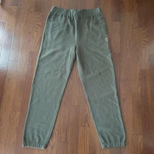 A Bathing Ape Cotton Sweat Pants Olive Green XL BA0925206