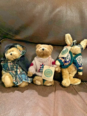 Boyds Bears Fall 1995 Set Of Bailey, Edmund, Emily
