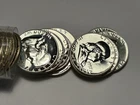 1957 PROOF FRANKLIN HALF DOLLAR ROLL / 20 COINS / SHARP ROLL